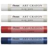 Pentel Crayon Art Crayon 4 Color Set C 2 White, Carmine, Prussian Blue