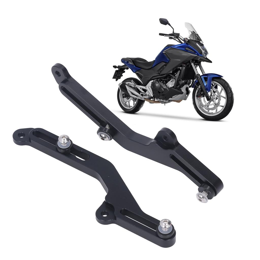 1 Pair Black Motorcycle Windscreen Adjuster Aluminium Windshield Bracket Replacement for NC750X 2021