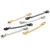 Louleur 5Pcs Stainless Steel Extension Chains With Lobster Clasp Necklace Extender Chain Extended Tail Chains For Diy Bracelet