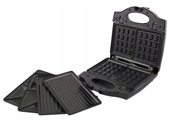 Opiekacz Do Kanapek Toster 3W1 Grill Gofrownica 700W Panini Sandwich