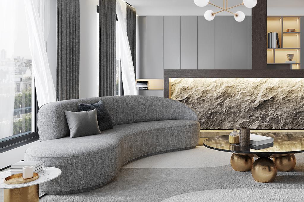 Asturia Gold Ceiling Lamp 4-Flat White Lampshade E27