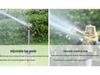 Automatic Rotating Lawn Sprinkler with Stainless Steel Tripod and Zinc Water Bird Design