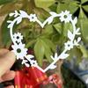 Flower Frame Cutting Dies Heart Shape Metal Die Cuts Embossing Templates Molds Cuts Stencils for Card Photo Decoration