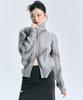 ZEROPLANET Eleanor Spray Knit Zip-Up [Grey]
