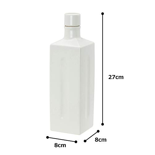 Nagatanien iBottle Fit Large White Water Bottle, Approx. 1000ml, ASU-77