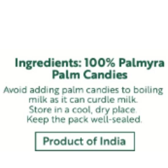 The Divine Foods Organic Palm Candy – Natural Sweetener & Sugar Alternative, Unrefined, Vegan, Non-GMO, Perfect for Coffee, Tea & Recipes (250g)