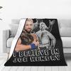 Ich glaube an Joe Hendry Decke Super Weich Warm Überwurfdecken für Sofa 50x60 Zoll Mehrere Größen Plüsch Dünne Steppdecke