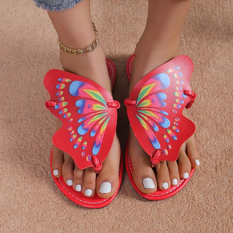 fashion Summer Women's New Luxury Sandals Flat Bottom Fashion Slippers