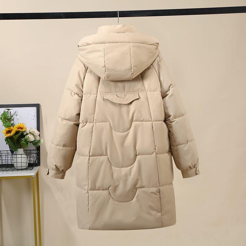 Fashion Women Winter Coat Korean Style Warm Thick Loose Cotton Padded Jacket Long Outwear
