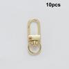 10Pcs Metal Universal Buckle Bag Buckle Multi Color Optional Key Buckle Alloy Buckle Lobster Buckle Bag Accessories