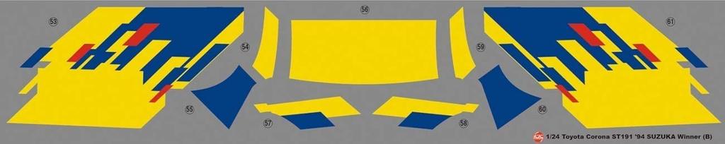 Seria de curse JTCC Mașină de turism Model din plastic PN24020 PLATZ/NuNu 1/24