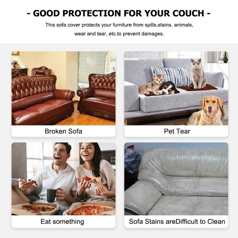 Thick Elastic Sofa Cover Slipcover For Living Room Cheap Stretch Polar Fleece Armchair Cover Seater Corner Couch Covers