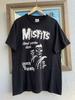 Vintage 90's Misfits Lagacy Of Brutality Band Black Unisex Tshirt Reprint KH6850