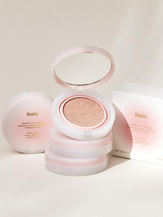 Huxley Sun Stick Airy/Watery Touch + Essence Cover Cushion Unseen Layer