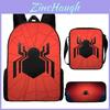 Spiderman Elementary Backpack Oxford Lightweight Durable With Cushioned Straps For Kids