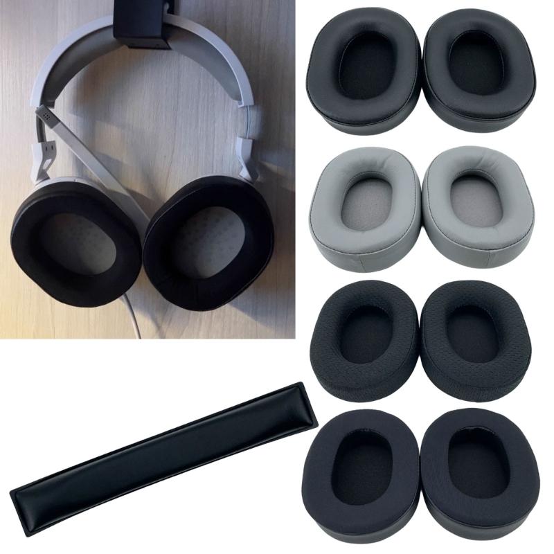 Replacement Headband Cushions Earpads For HS55 HS55 HS65 Enhanceds Comfort with Soft Sponges Ear Pad