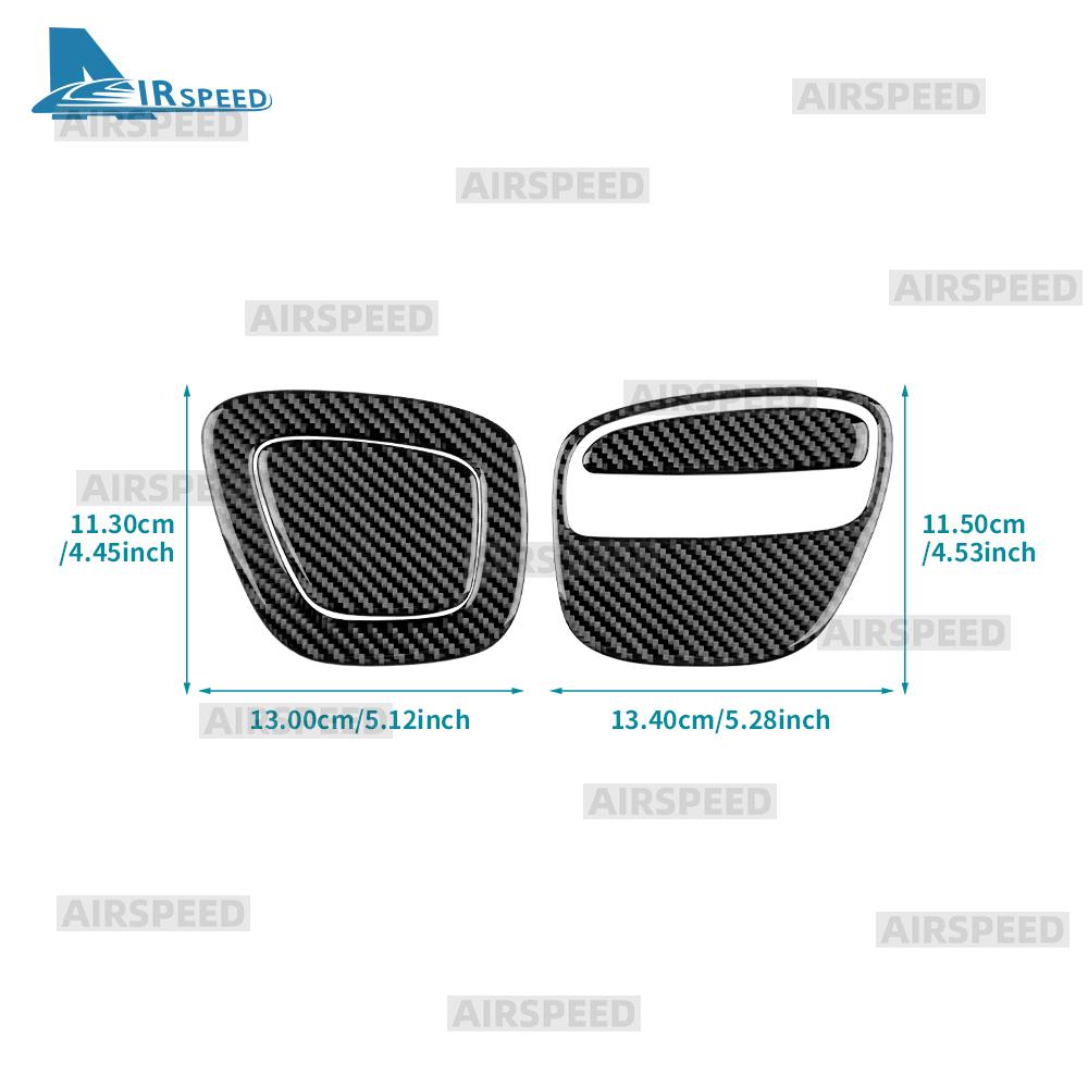 Real Soft Carbon Fiber Stickers For Mercedes Benz Smart 453 Fortwo/Forfour 2016 2017 2018 2019 Sides Car Gear Shift Panel Frame