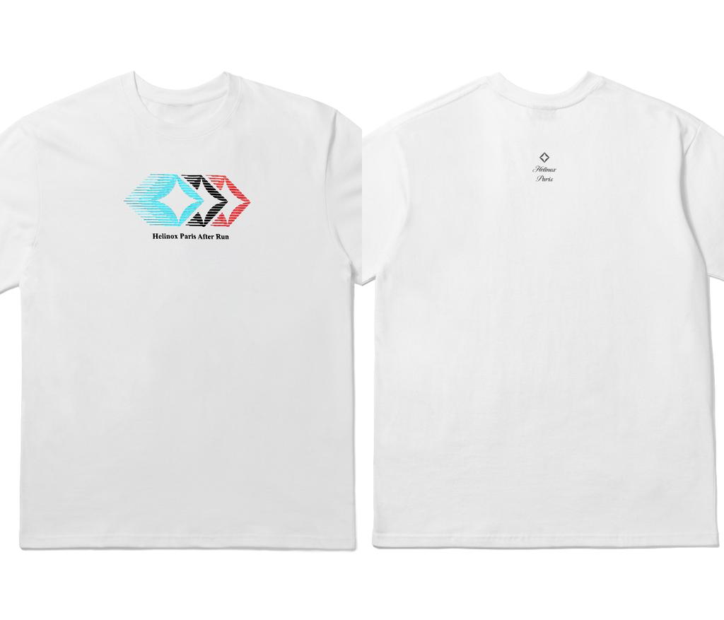 2025 Sommer Herren T-Shirts Nach dem Lauf T-Shirt Helinox Print Übergroß Y2k Kurzarm Hohe Qualität Street Hip Hop Männlich Weiblich Oberteile