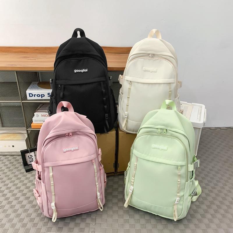 Sac à dos de lycée simple et de grande capacité avec un style coréen à la mode dans le style Instagram pour les étudiants