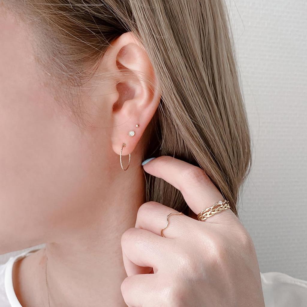 ESTELLE limited Diamond K18 yellow gold earrings [ESTELLE] [WEB product] (S) 0212-2737-0011-0000