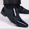 Leather Shoes Men  Business Oxford  Breathable Patent Leather Formal Shoes Plus Size Man Office Wedding Flats Male Black