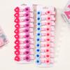 10Pcs New Solid Camellia Hairpins Hair Clips for Kids Fashion Headdress Princess Fairy Hairpin Fashion Baby Accessories