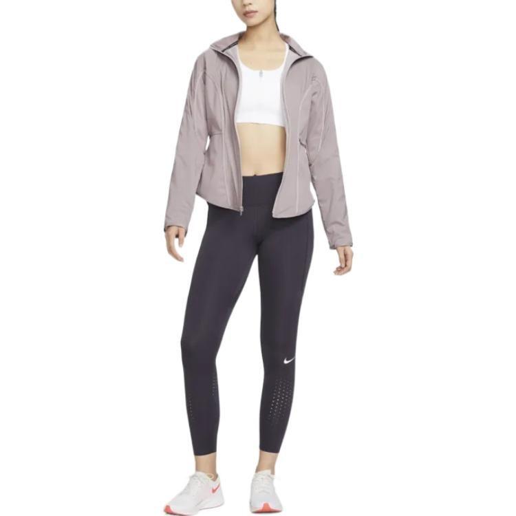 Nike Jackets Women's Purple Stand Collar Moderate Other DQ6562-531