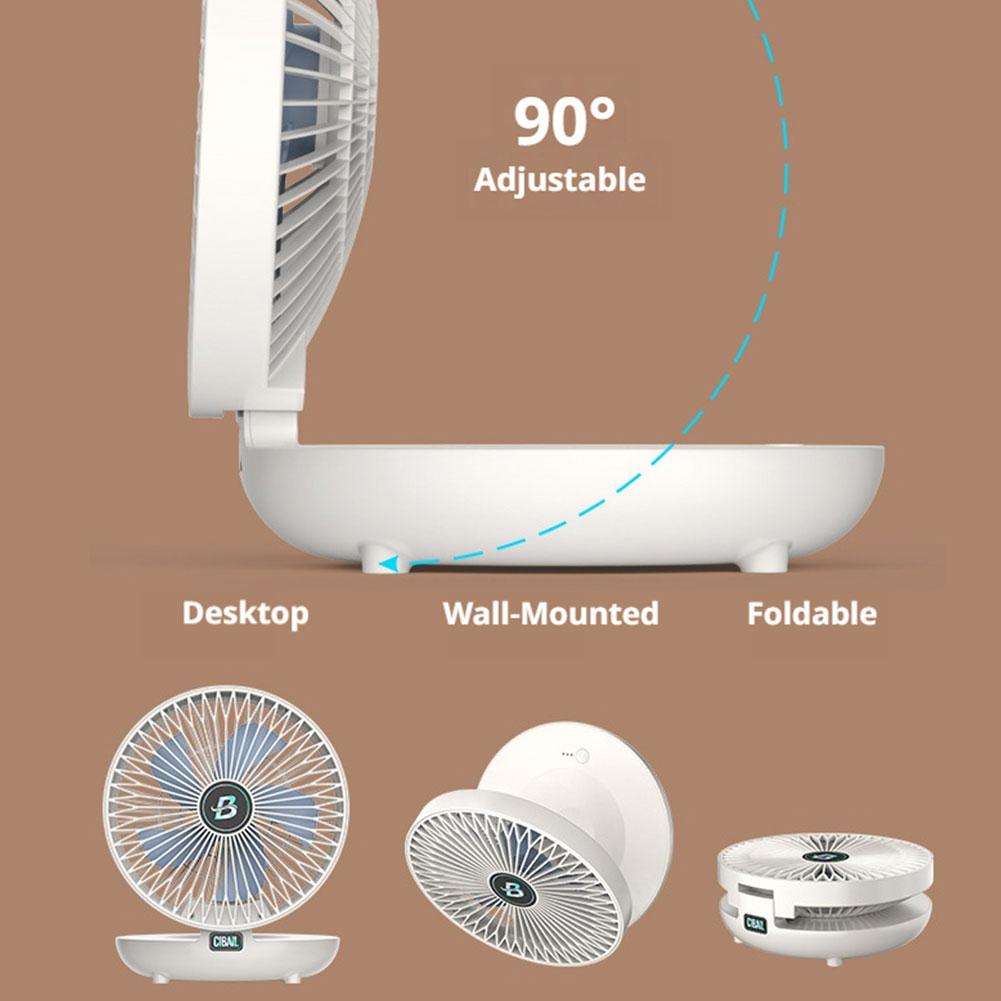 Adjustable Fan USB Charging Silent Portable Rechargeable Mini Electric Fan Dormitory Portable Desktop Electric Fan Desktop Fan