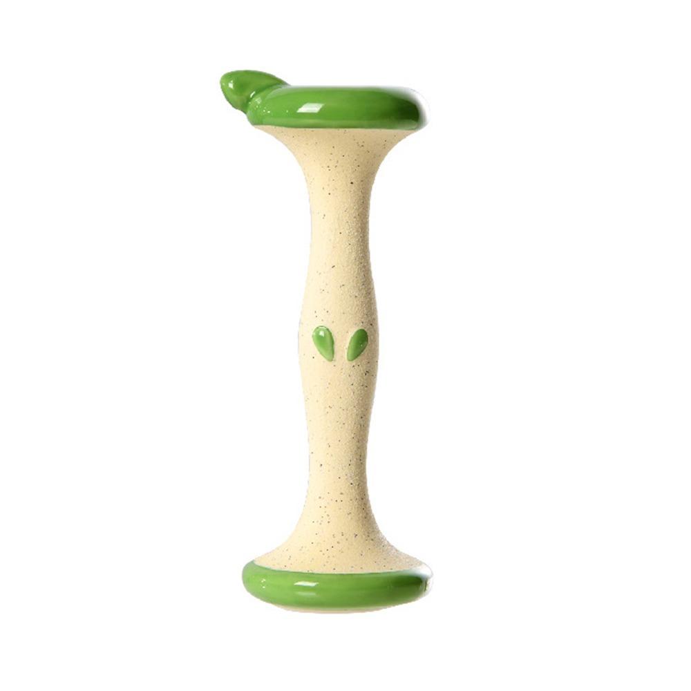 

Fruit Core Shaped Parrot Standing Stick Creative Bird Beak Grinding Stone Cage Accessories зелёный