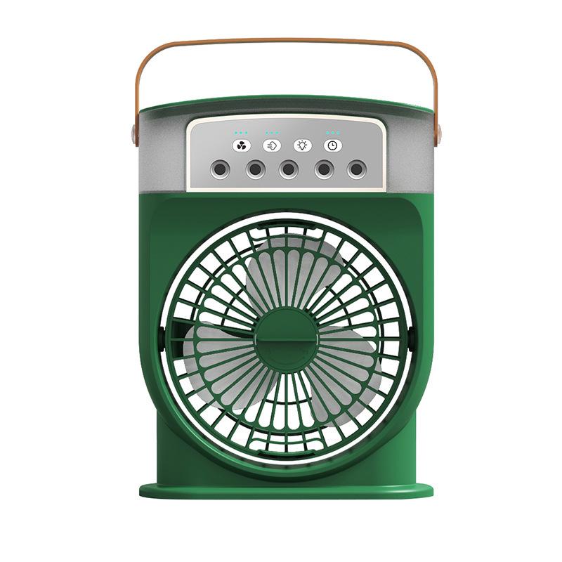 

New 5-Hole Mini Air Conditioning Fan: Humidifying, Cooling, Night Light Feature Plug-in Version