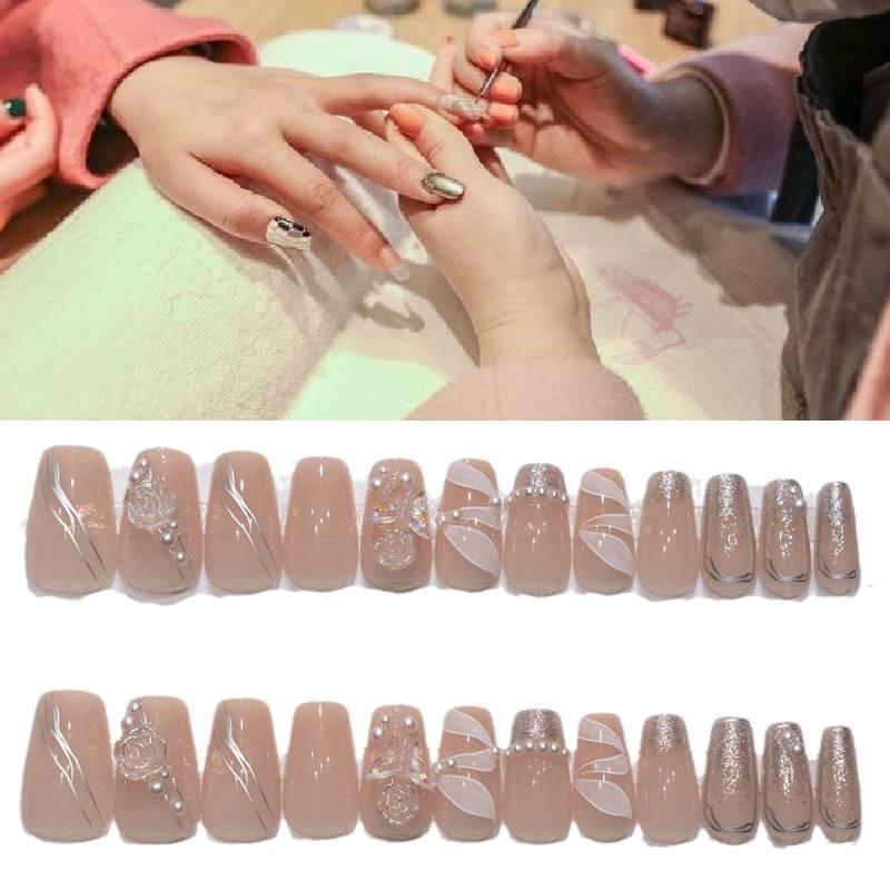 Art Womens Nail Wearable Nail Products Detachable Fashionable Wearresistant