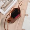 Fashion PU Crossbody Bag Soft Leather Mini Phone Wallet Square Shoulder Bag Crossbody Phone Purses Messenger Bag
