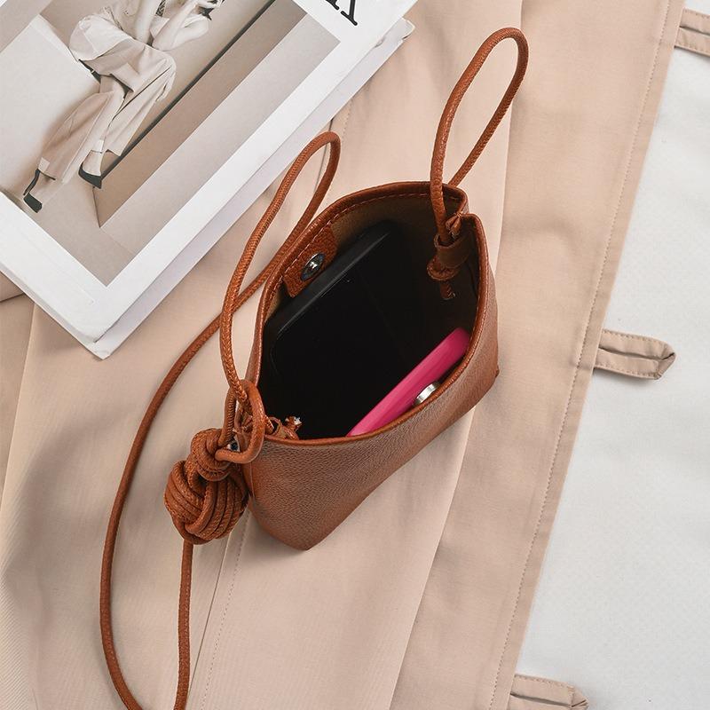 Fashion PU Crossbody Bag Soft Leather Mini Phone Wallet Square Shoulder Bag Crossbody Phone Purses Messenger Bag
