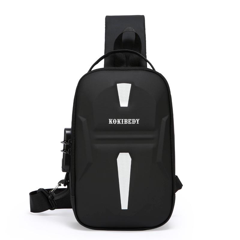 Men's Anti-theft Chest Bag with Buckle - Trendy Crossbody for Outdoor Sports & Cycling