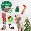 Funny Pet Dog Toys Set Latex Dog Chew Toy Squeaky  Dog Toys for Small Medium Dogs Interactive Puppy Christmas Socks Toy Set