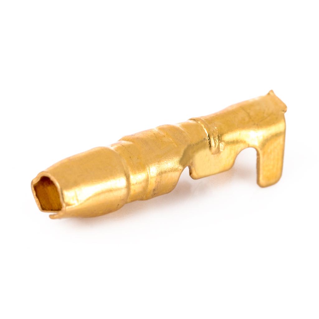 120pcs 3.5mm Brass Bullet Connector Terminal Male & Female with Cover
