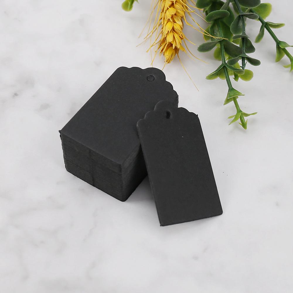 Kraft Paper Blank Hang Tags - Small Bookmark, Gift, Thank You Card, Ornament, or Clothing Labels.