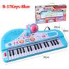 37 Tasten Elektronisches Kinderklavier mit Mikrofon Lernspielzeug Musikinstrument für Kinder Kleinkinder Jungen Mädchen Geburtstagsgeschenk
