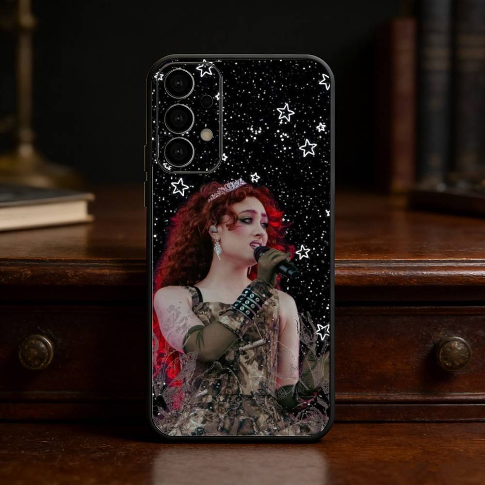 C-Chappell Roan Phone Case For Samsung S25,24,23,22,30,21,10,9,Ultra,Plus,Lite Soft Black Case