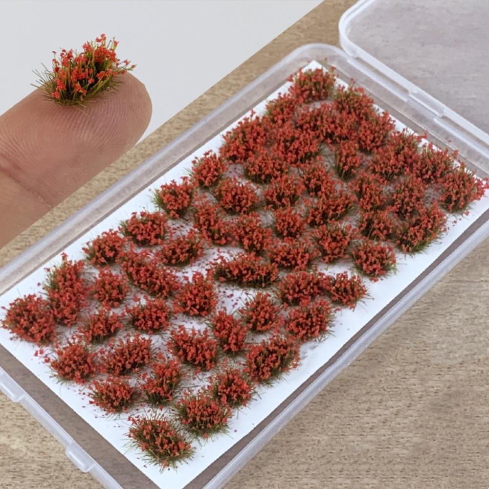 

Растительные материалы Миниатюрный цветочный кластер Сделай сам Строительство Статическая модель цветка Макет Сад красный