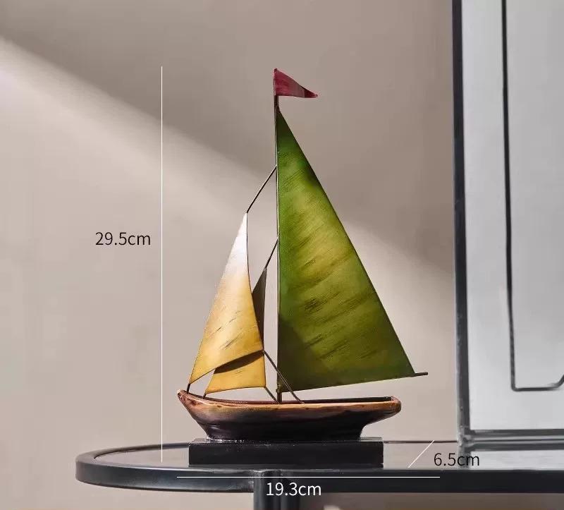 Sailboat Ornament Minimalist Exquisite Living Room TV Cabinet Office Light Luxury High Grade Decor Home Decoration