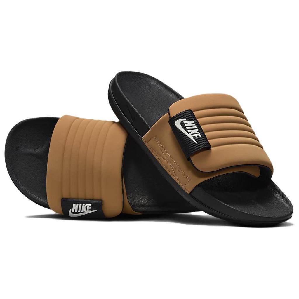 New Nike Offcourt Adjust Flax Sail Black