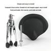 Starway Professional Adult Drum Throne – Thickened Round/Saddle Seat for Jazz Drums