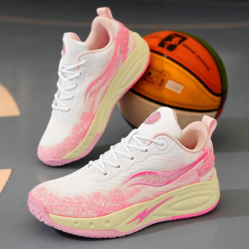 Summer autumn basketball shoes China red professional winter men's shoes adult basketball game shoes sports running shoes couple