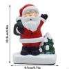 Christmas Tabletop Decor Santa Claus Statue 3.7x4.8inch Traditional Lightweight Multifunctional