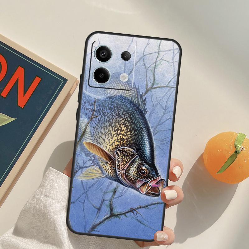 Art Fishing Lure Funda For Xiaomi Redmi Note 14 13 Pro 9 10 11 12 9S 10S 11S 12S Redmi 13C 10C 12C 14C Case