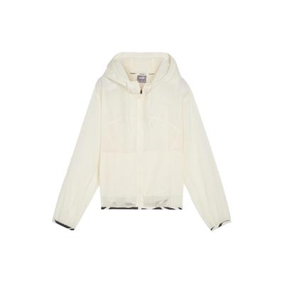 Animal Remix Woven Fashion Fz Solid Color Casual Hooded Jacket Women Jacket Almond 525428-87