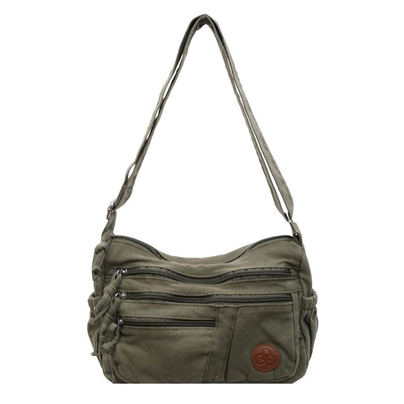 Women's Bag Solid Shoulder Bag Lightweight Nylon Crossbody Bag