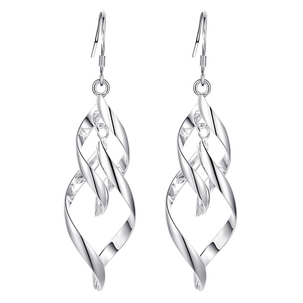 NEW 925 Sterling Silver Earrings Hot Hearts for Women Exquisite Student Girlfriend Jewelry Accessories Wedding Fashion Gift