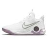 Nike Trey 5 Vintage Basketball Shoes Unisex Mid top White/Purple/Pink DJ6922-100(Team237-)